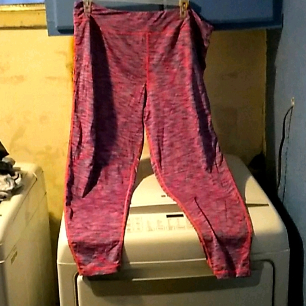 Pink and Blue space die 22/24 leggings